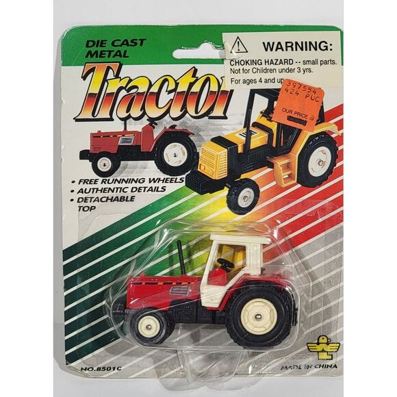 Die Cast Metal Tractor Red No. 8501C - Picture 11 of 16